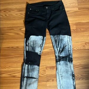 Helmut Lang Jeans Paint Splash Graphic Size 26 Original